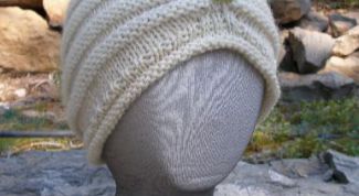 Картинка по теме - как связать шапку-чалму