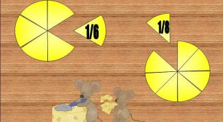 Картинка по теме - как сравнить дроби с разными знаменателями