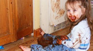 Картинка по теме - как отстирать шоколад