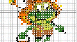 Картинка по теме - как читать схемы вышивки