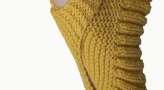 Картинка по теме - как cвязать тапочки