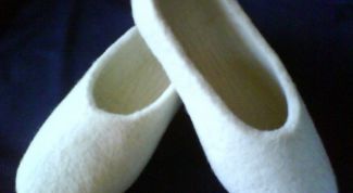 Картинка по теме - как свалять тапки