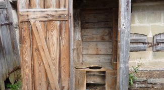 Картинка по теме - как сделать деревянный туалет