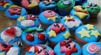 Картинка по теме - как украсить кекс