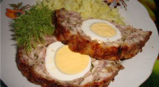 Картинка по теме - как приготовить мясной рулет с яйцом