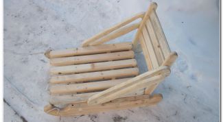 Картинка по теме - как сделать деревянные санки