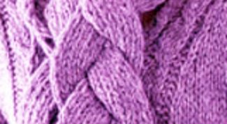 Картинка по теме - как связать объемный шарф