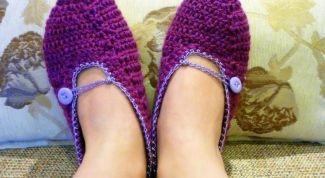 Картинка по теме - как вязать носки-тапочки