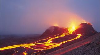 Картинка по теме - как нарисовать вулкан