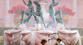 Картинка по теме - как нарисовать фонтан