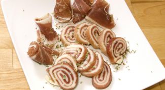 Картинка по теме - как приготовить рулет из сала