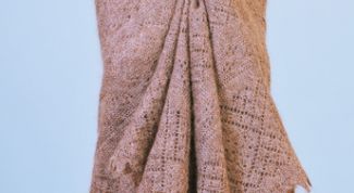 Картинка по теме - как связать пуховую шаль