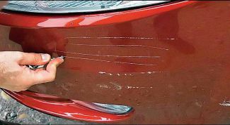 Картинка по теме - как удалить царапины с бампера