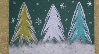 Картинка по теме - как нарисовать открытку к новому году