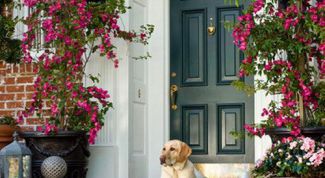 Картинка по теме - как оформить вход в дом