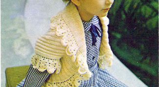 Картинка по теме - как связать детское болеро