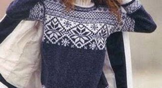 Картинка по теме - как связать жаккардовый узор