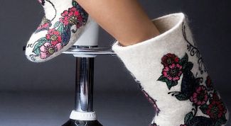 Картинка по теме - как расписать валенки