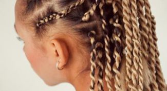 Картинка по теме - как плести жгуты косички
