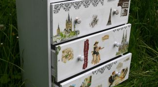 Картинка по теме - как декорировать старую мебель