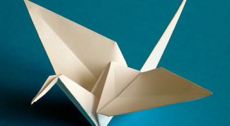 Картинка по теме - как сложить птичку из бумаги