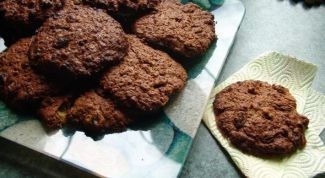 Картинка по теме - как испечь печенье с шоколадом и изюмом