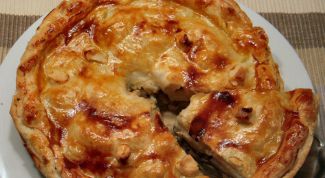Картинка по теме - как печь осенний пирог с лесными грибами
