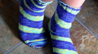 Картинка по теме - как вязать носки с рисунком