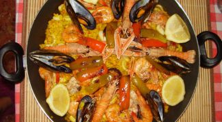 Картинка по теме - как приготовить паэлью с морепродуктами