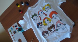 Картинка по теме - как раскрасить футболку