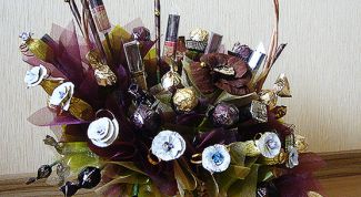 Картинка по теме - как составить самому букеты из конфет