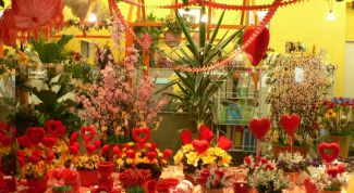 Картинка по теме - как оформить цветочный магазин