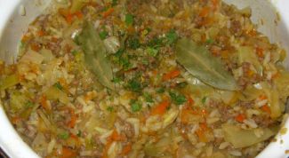 Картинка по теме - как готовить ленивые голубцы