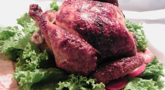Картинка по теме - как приготовить домашнюю курицу в духовке