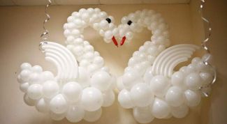 Картинка по теме - как сделать лебедя из воздушных шаров