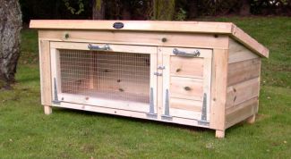 Картинка по теме - как построить кроличью клетку самому