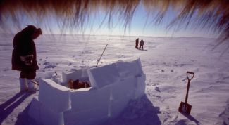 Картинка по теме - как построить снежный дом