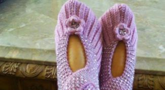 Картинка по теме - как связать балетки