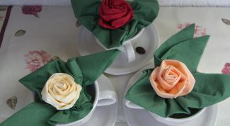 Картинка по теме - как крутить салфетки