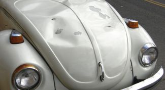 Картинка по теме - как выпрямить вмятину на машине