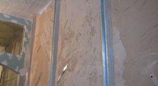 Картинка по теме - как установить маяки под штукатурку