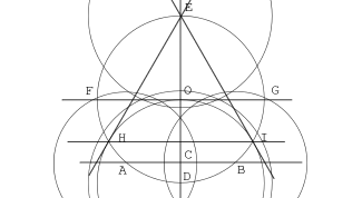 Картинка по теме - как вписать равносторонний треугольник в окружность