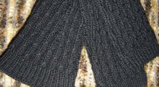 Картинка по теме - как связать наколенники