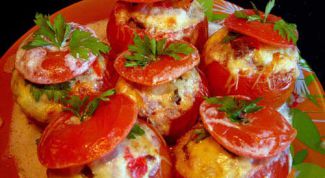 Картинка по теме - как приготовить фаршированные помидоры с рисом и зеленью