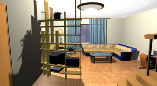 Картинка по теме - как совместить зал и спальню