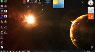 Картинка по теме - как убрать выделение папок на рабочем столе