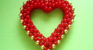 Картинка по теме - как плести сердечко из бисера