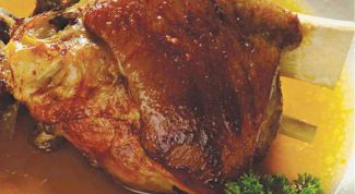 Картинка по теме - как запечь свиную ногу