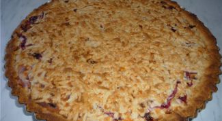 Картинка по теме - как испечь пирог с творожно-фруктовой начинкой