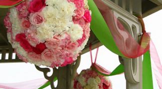 Картинка по теме - как сделать шарик из роз